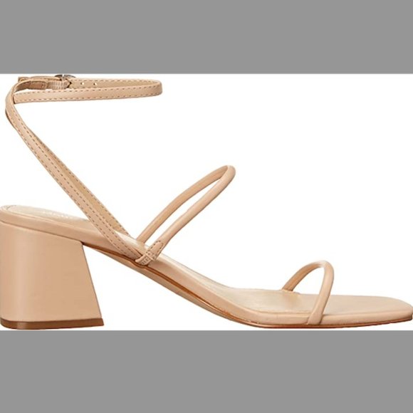 ❤️ Marc Fisher Gandia Heeled Sandal in Light Latte - Picture 6 of 9